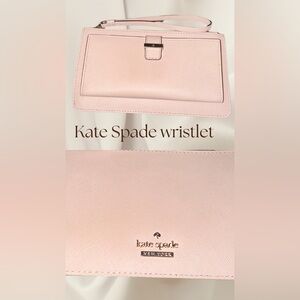 Kate Spade dusty rose wristlet 🎀